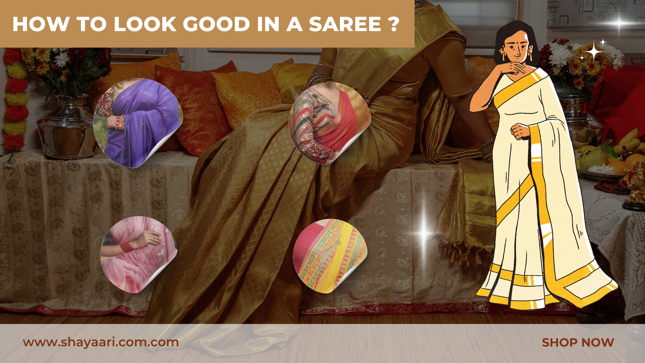 5 Pro Tips On How To Look Good In A Saree