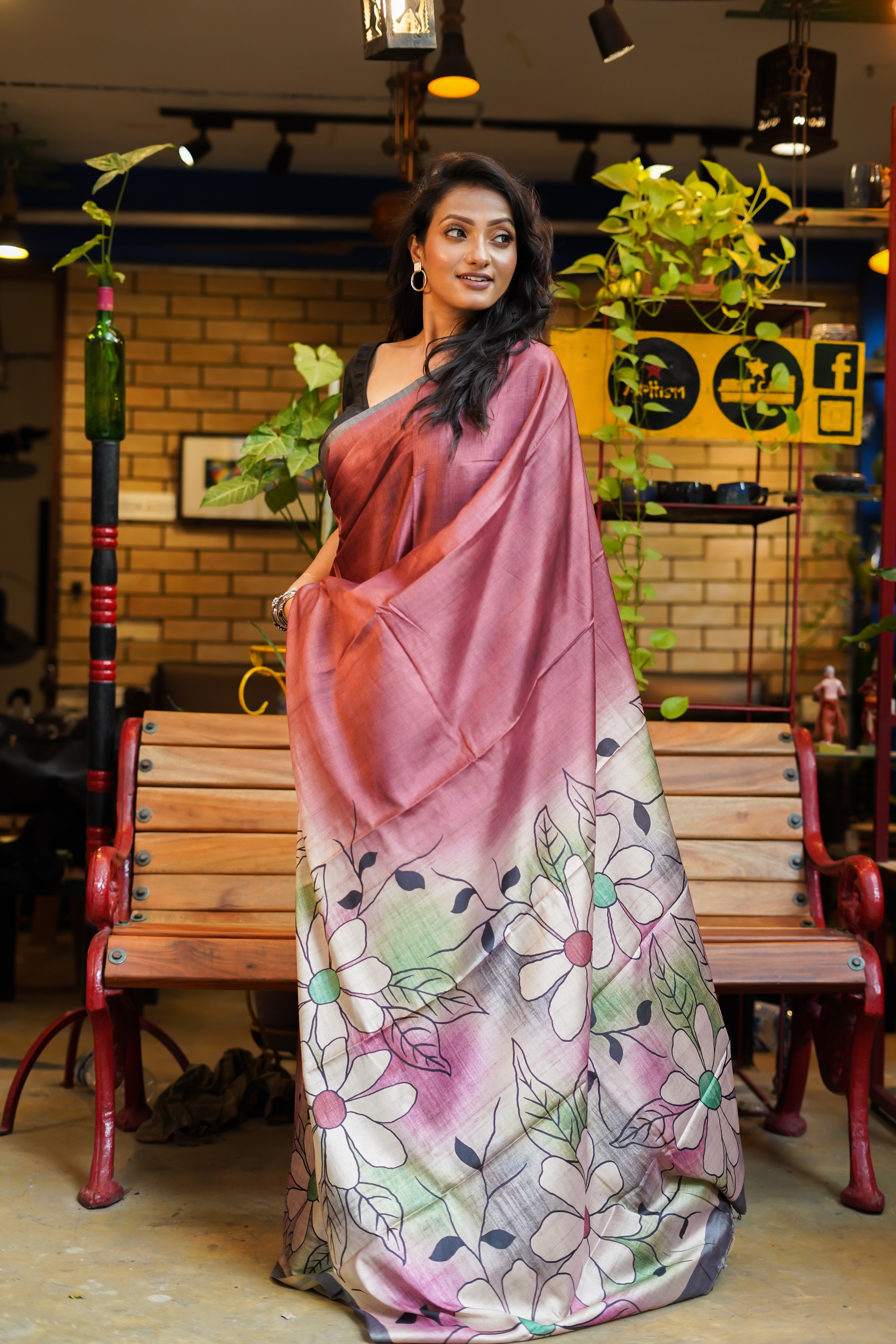 Candy pure modal silk designer saree