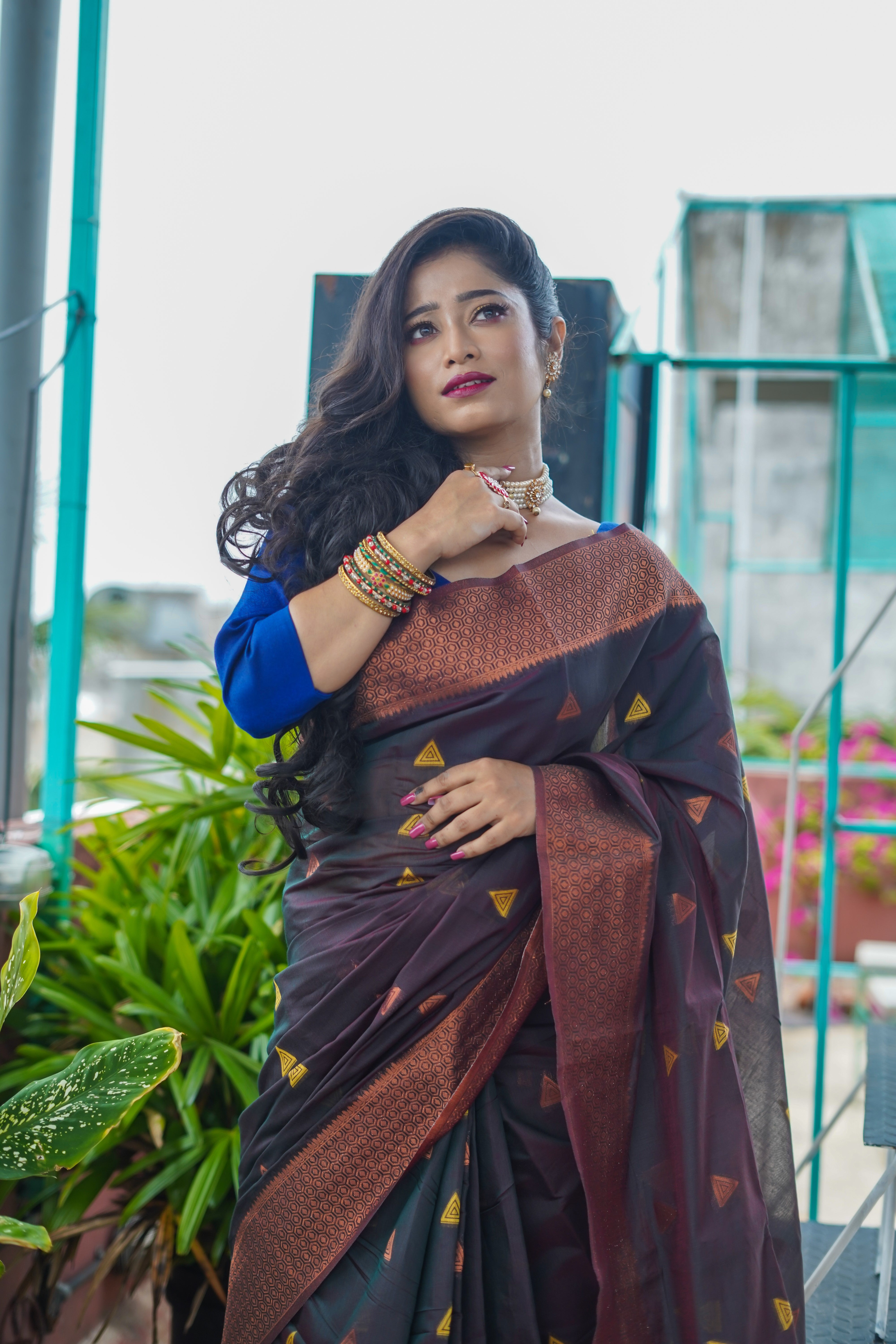 Rasin Maheswari Silk Weaving Saree